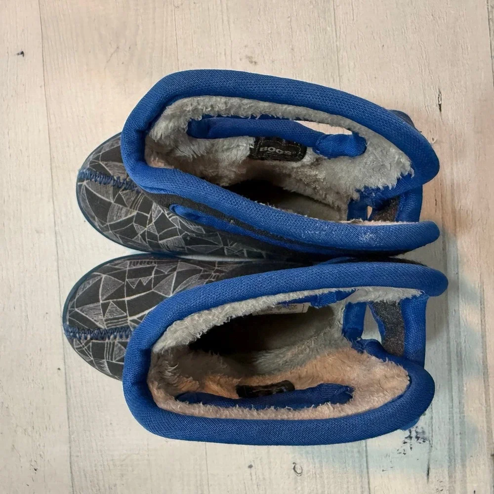 Bogs baby bogs boots blue grey‎ infant size 4